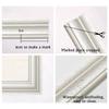 Striscia autoadesiva 3D per decorazione da parete Striscia per cornice in schiuma con carta da parati adesiva per linea di cintura Waterproo