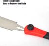 Japanese Hand Saw Stainless Steel Pull Saw Double Edge Flush Cut Saw With 3 Side Grinding Teeth Handheld Trim Saw Cross-cut