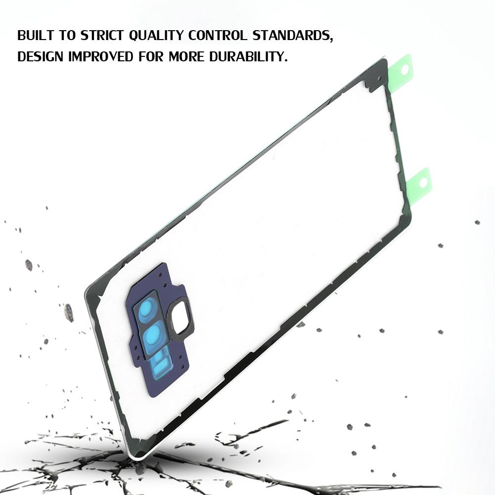 For     Note9 N960 Transparent Battery Back Cover Replacement with Tools (Blue)