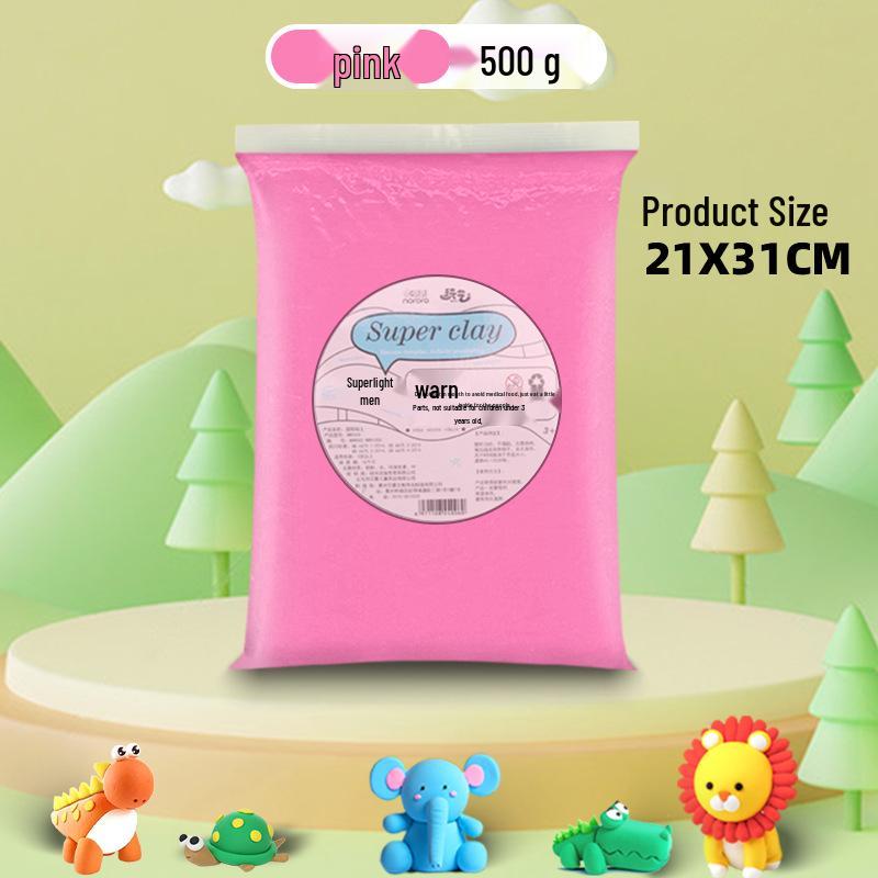 Superleichter 500g Kinder-DIY-Ton - 24 Farben, Großpackung