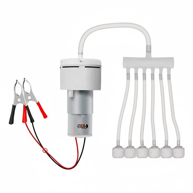 

Fishing Aquarium Fish Tank Breeding DC 12V Mini Air Pump Water Oxygen Pumo Pump Motor PWM Volume Control Aquarium Pumps білий