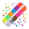 12 Grids Y2K Mini Star Nail Sequins Glitter Flakes Affordable Manicure Accessories for Beginner Nail Learners