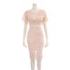 GRAXIA Cabaret Tight Perfect for Hostess and Short Tulle with Eyelash Detail and Size M Dress, High-Waisted, Dress, Hostesses, Clubs, Lounges,