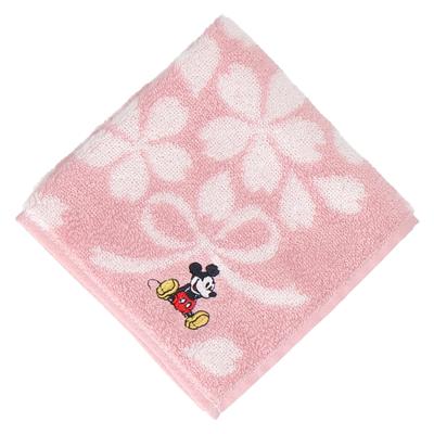 Towel Sakura Mickey Pink Handkerchief, Mouse, 37306012, Women's, 37306012A, [A]