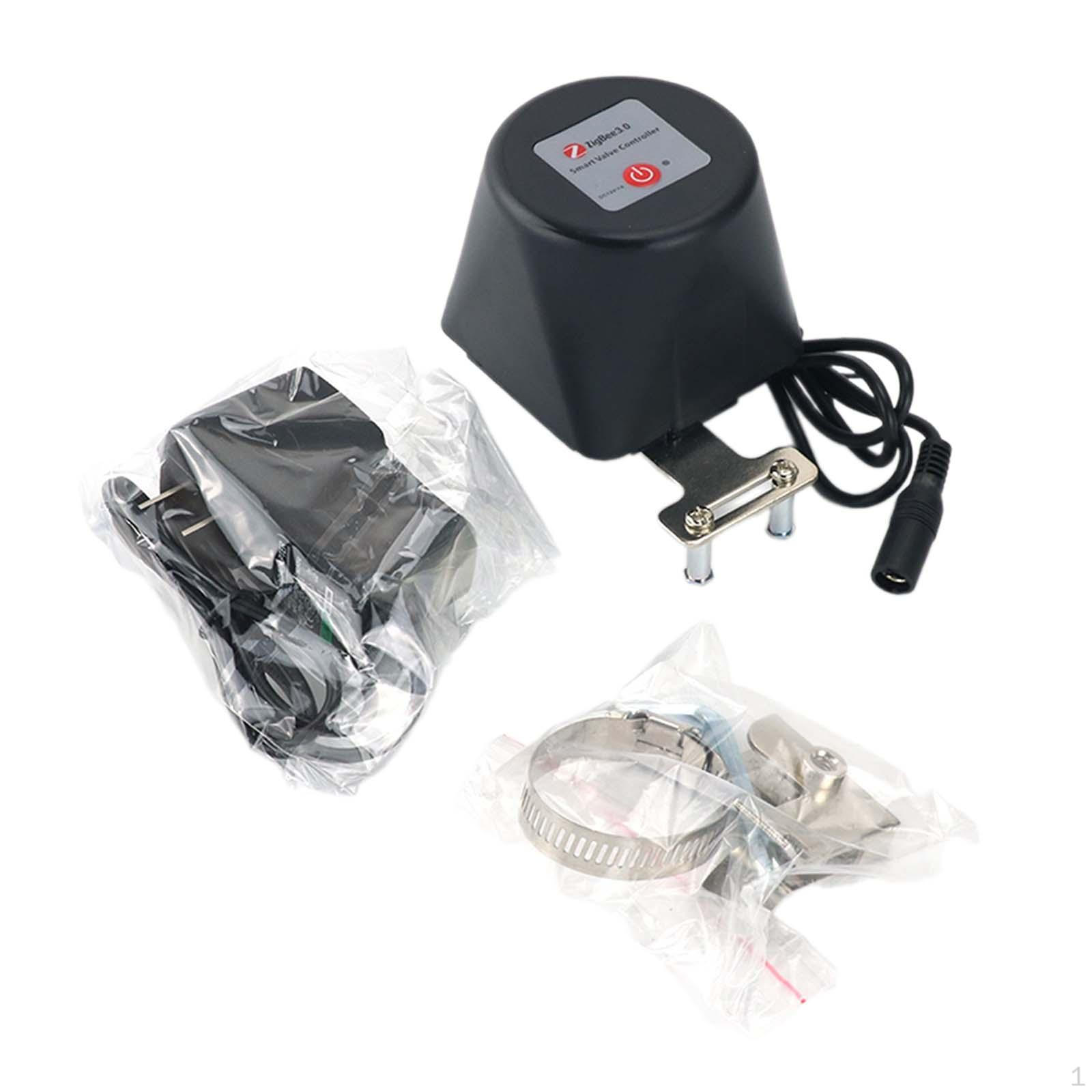 

Умный клапан для воды и газа Телефон Пульт дистанционного управления Функция выключения таймера Контроллер Черный чёрный