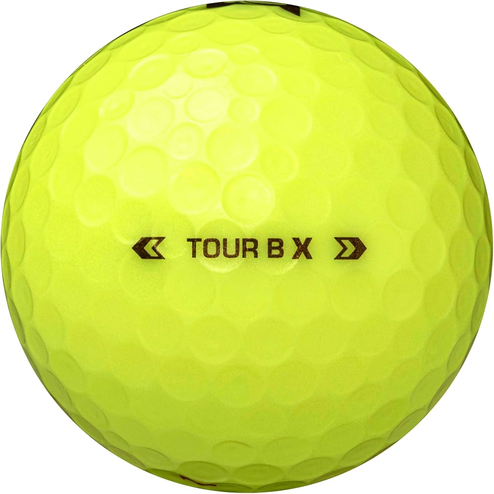 Bridgestone TOUR B X Golf Balls 2024 Model Yellow Pack of 12