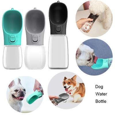 Pet taşınabilir su şişesi köpekler kediler için seyahat açık su içme şişesi evcil hayvanlar için su ve yiyecek dağıtıcısı köpekler için evcil hayvan malzemeleri