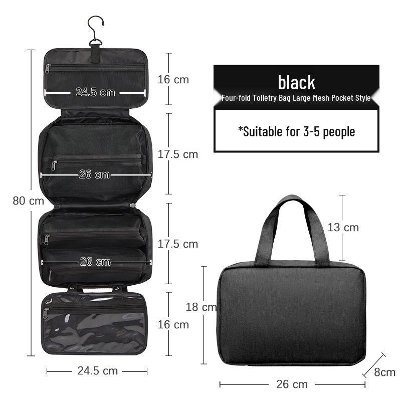 Bolsa de Higiene Masculina de Viagem Impermeável Pendurável de Grande Capacidade - 40% de Desconto