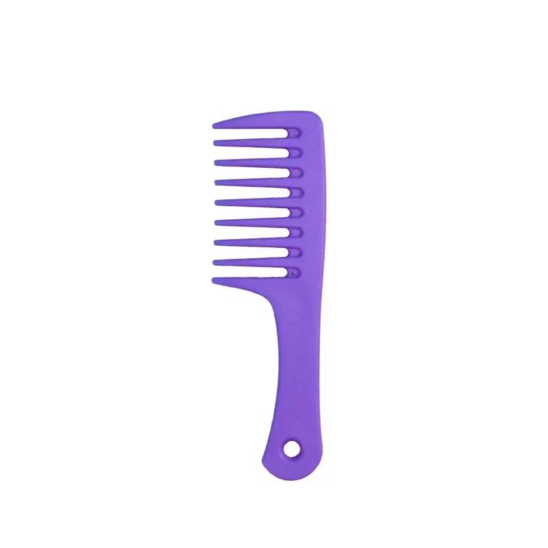Thick Wide Tooth Comb Heat Resistant Hairdressing Hair Brush Durable Plastic Anti Static Detangling Hair Comb for Curly Wet Hair
