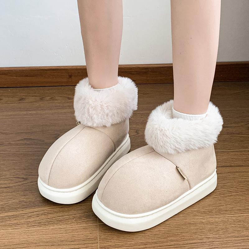 Fashion Women Flats Ankle Boots Winter New Luxury Chelsea Platform Short Shoes Women Casual Comfortable Thickened Warm Shoes for Women