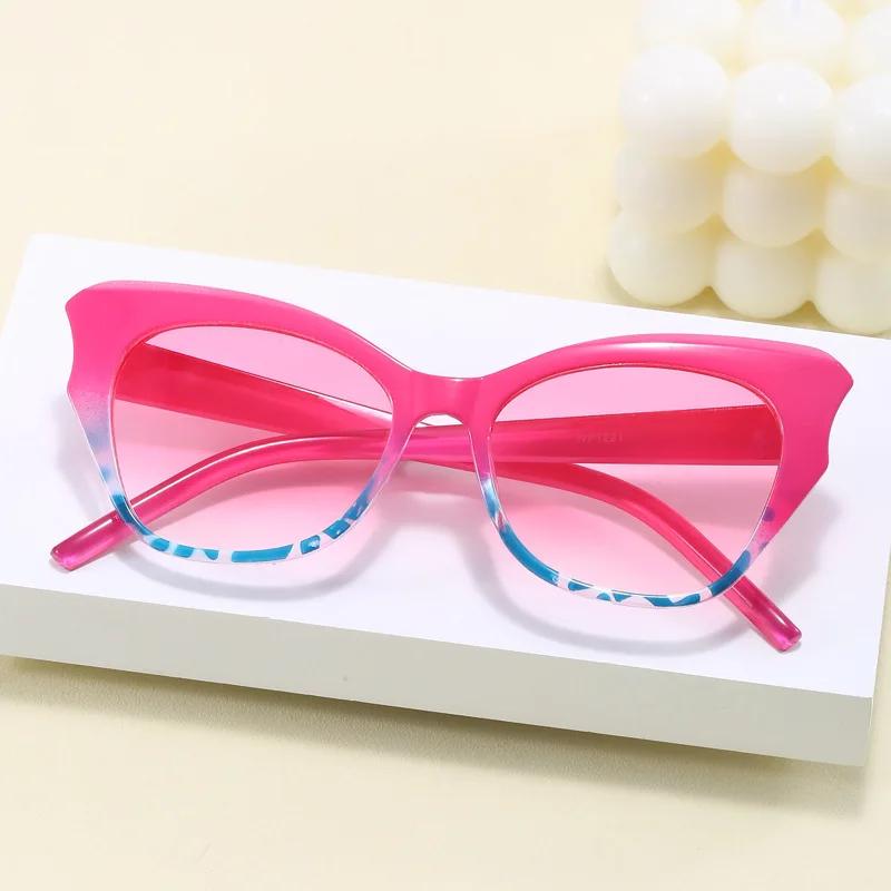 

Новый Дизайн Бренда Солнцезащитных Очков Кошачий Глаз Мода Женские Роскошные Устойчивые Солнцезащитные Очки Мужские Велоспорт Рыбалка Вечеринка Очки Подарок UV400 розовый