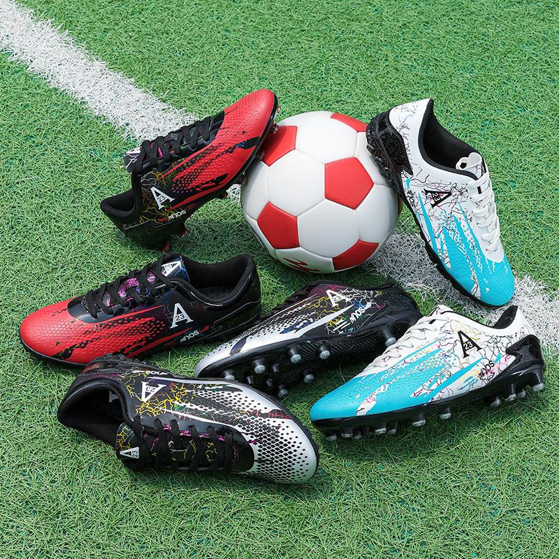 High Quality Professional Training Soccer Shoes Men Lightweight Cleats Sneakers Women Turf Non-Slip Society Football Shoes