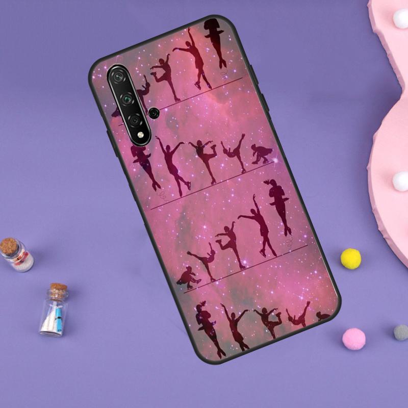 Figure Skating Dance Sport For Huawei Nova 10 9 SE 3i 7i 8i 11i 12i Y60 Y61 Y70 Y72 Y73 Y90 Y91 P20 P30 P40 Lite Case