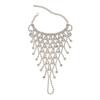 Creative Diamond-encrusted Mesh Fringed Bracelet, High-end Sense Light Luxury Temperament Bracelet, Women's Niche Finger Chain, Bracelet Jewelry