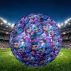 Jinx Print Size 5 Soccer Ball, PU Wear Resistant Football for Match Training and Daily Practice, Birthday Gift for Soccer Fans