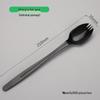ZISIZ Disposable Plastic Long-Handled Dessert Sporks