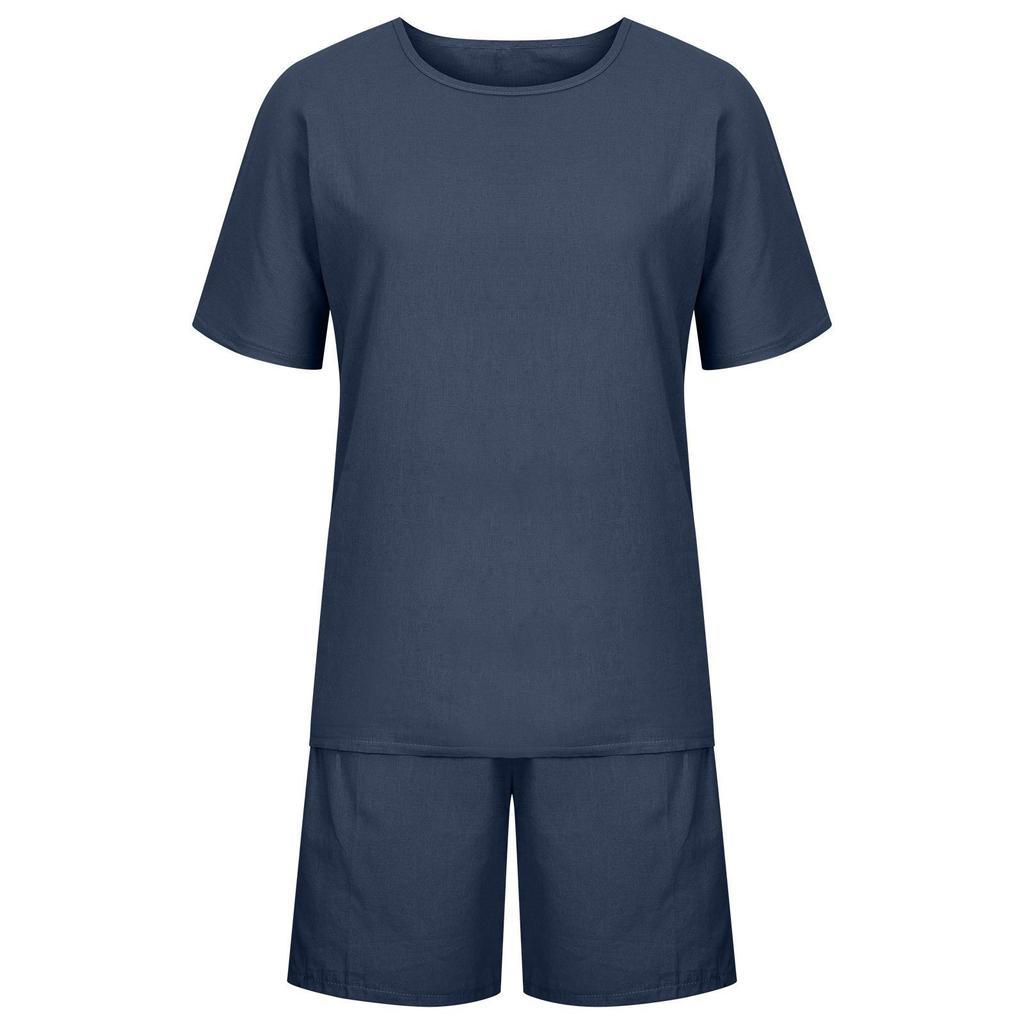 HNXC Spring and Summer Collection: A Stylish and Elegant Two-piece Set with Loose Short Sleeves and Shorts