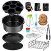 Air Fryer Accessory Set - 12 Pieces Compatible With 4, 4.2, 5, 5.5, 5.8 QT Gowise, Cosori, Phis, Ninja, Cozyna Air Fryers