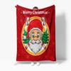 Santa Claus Throw Blanket Christmas Holiday Cozy Warm Decorative Gift Festive Home Decor Holiday Gift Idea Cozy Blanket Gift