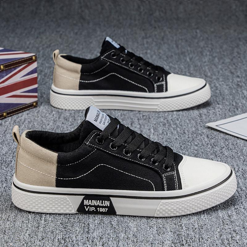 

Plus-size men s summer breathable canvas shoes men s anti-odor soft-soled canvas sports casual flat shoes M1226 46