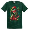 Graffiti Hooded Woman T Shirt W/ Neon Street Art Portrait Graphic Urban Pop Tee