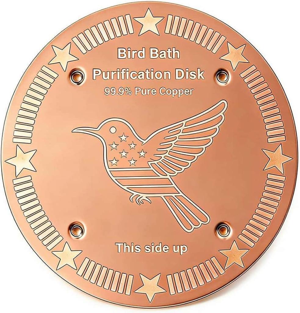 New Arrival Copper Bird Bath Cleaner Disk