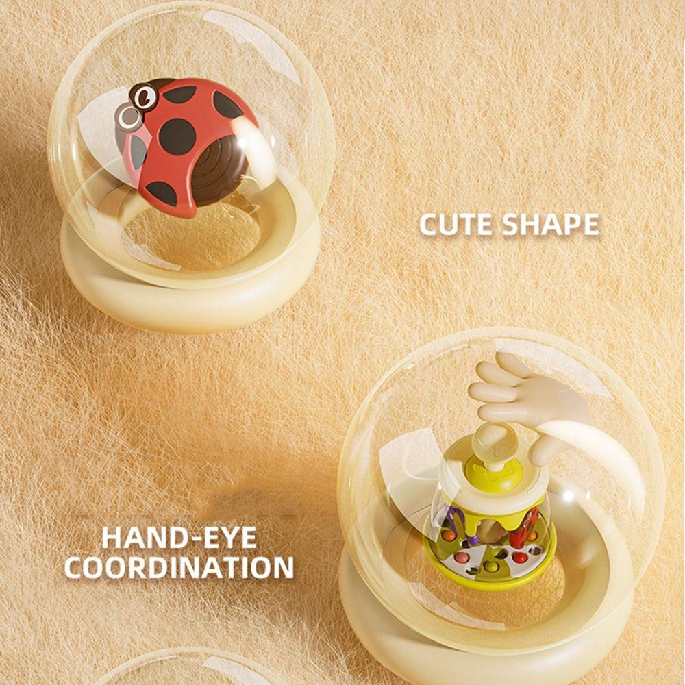 Learn Cause Effect Children's Insect Spinning Toy Interactive Developmental Toy  0-1 Years Old
