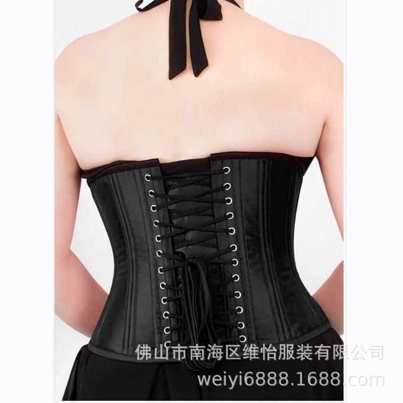 Double Steel Bone Thickened Sports Training Waist Cincher Palace Style Body Shaper Corset