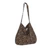 Eclairage Damen Leopard Print Tragetasche, Lässig, Perfekt zum Einkaufen, Pendeln, für die Schule und Streetwear, Passt für A4-Formate und Laptops,