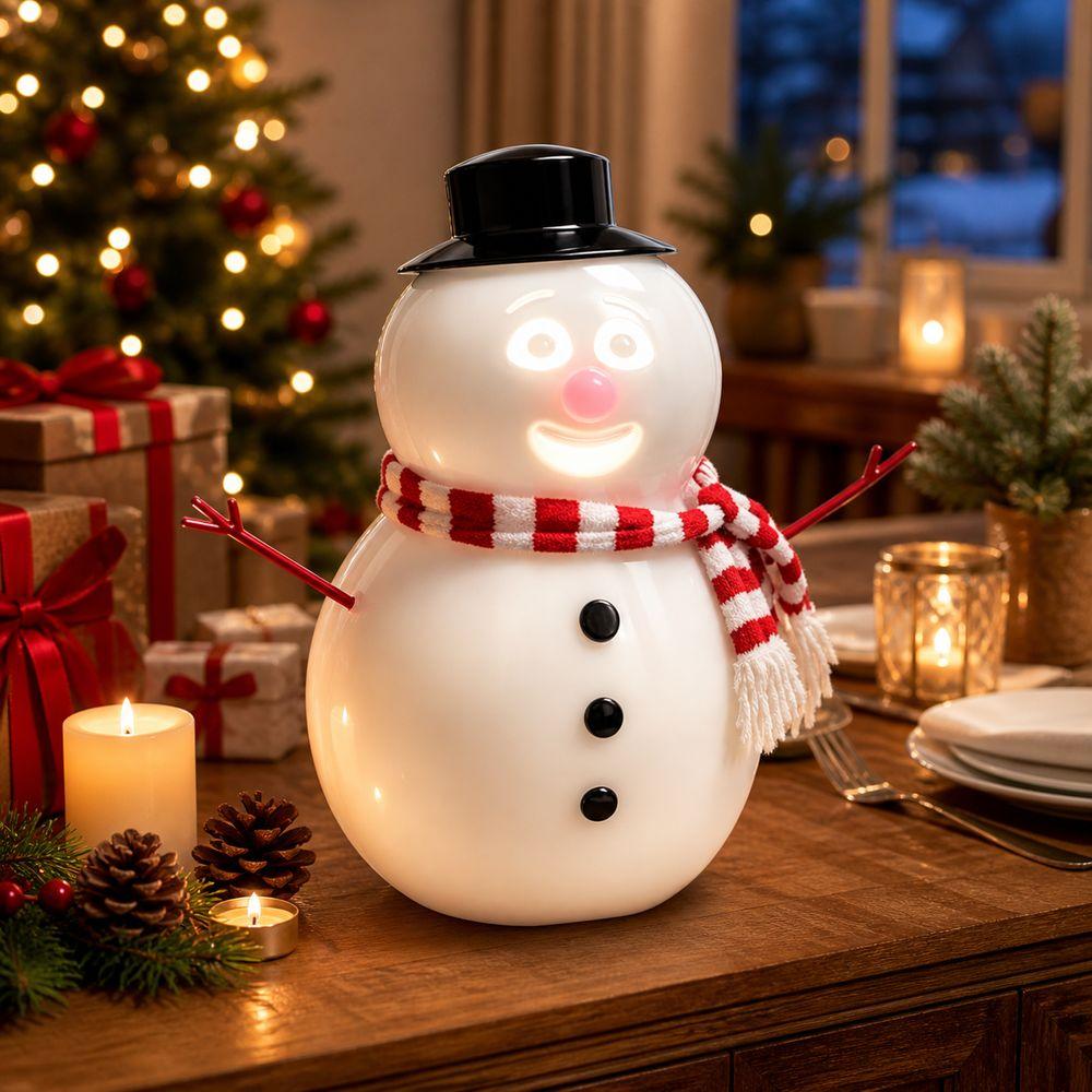 Animierter sprechender Schneemann Funktion Blinker Schneemann Mode Sprechender Schneemann Winterdekoration