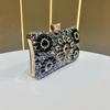Rhinestone Evening Clutch Purses for Women Evening Weddings Party Purses Crystal Diamond Glitter Sparkly Handbag Women's Shoulder Bags With Chain