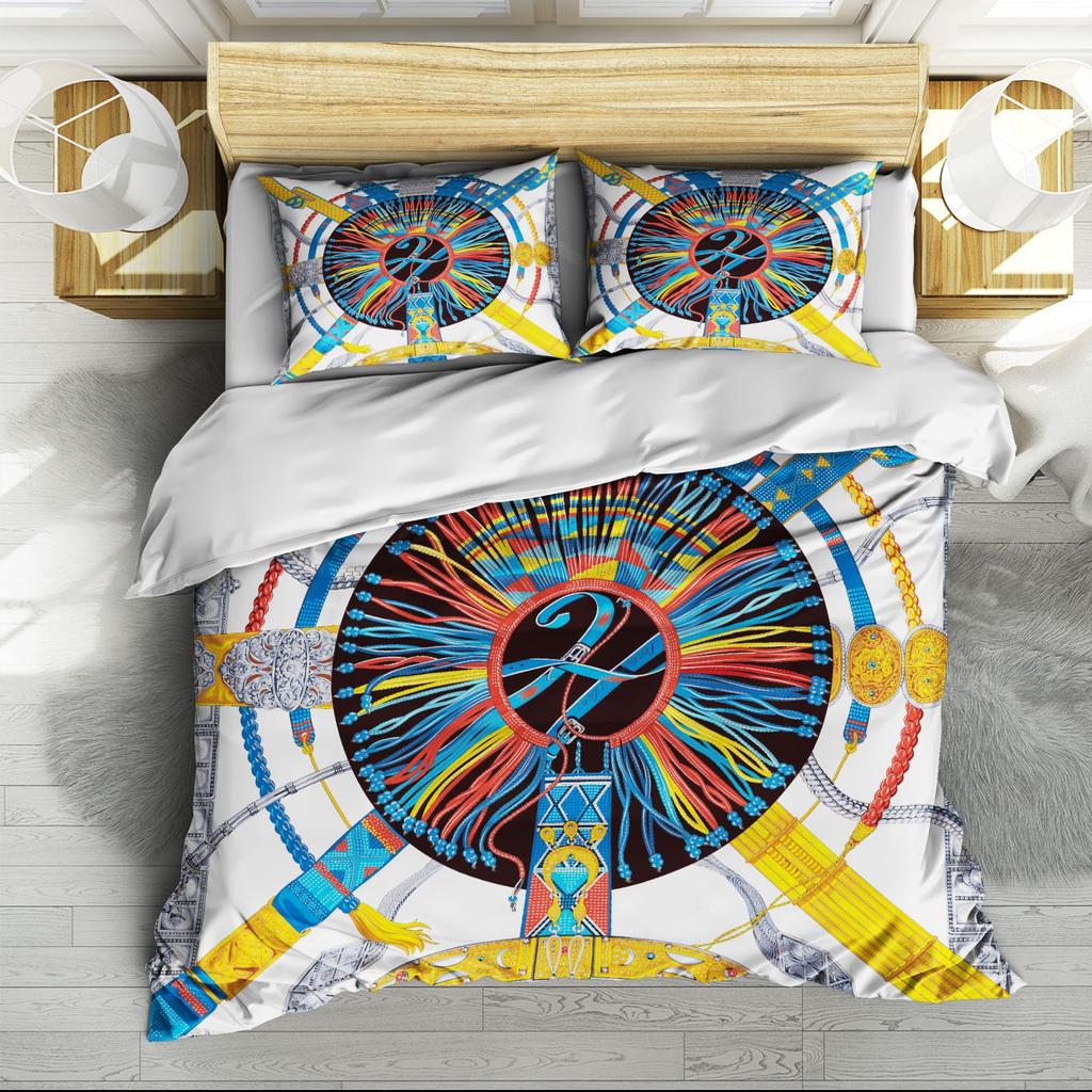 Three-Piece 3D Printing Four-Piece 3D Large-Size Pattern Bedding