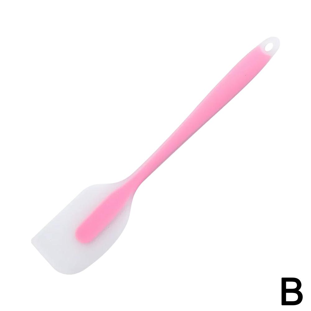 Baking Tools Spatula Integrated High Temperature Cake Cream Silicone Spatula Translucent Head Spatula Baking for Kitchen Tools