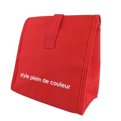 AtFirst Lunch Pouch Insulated Lunch Stylish and 20 X 12 X 21 Cm Bag, Type, Colors, Bag, Back-in Type, Popular, Red, AF6114,