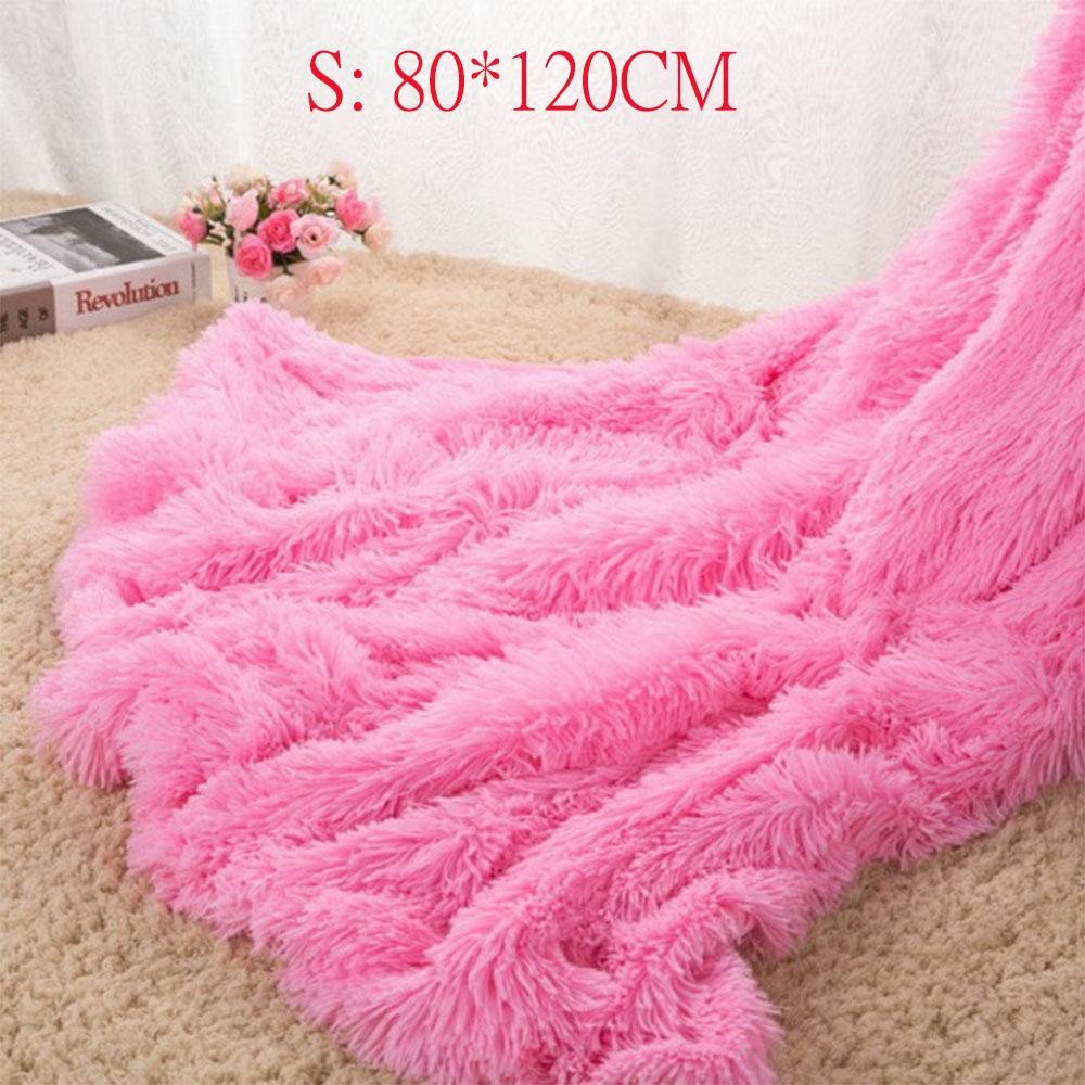 Super Soft Long Shaggy Fuzzy Fur Faux Fur Warm Elegant Cozy With Fluffy Sherpa Throw Blanket