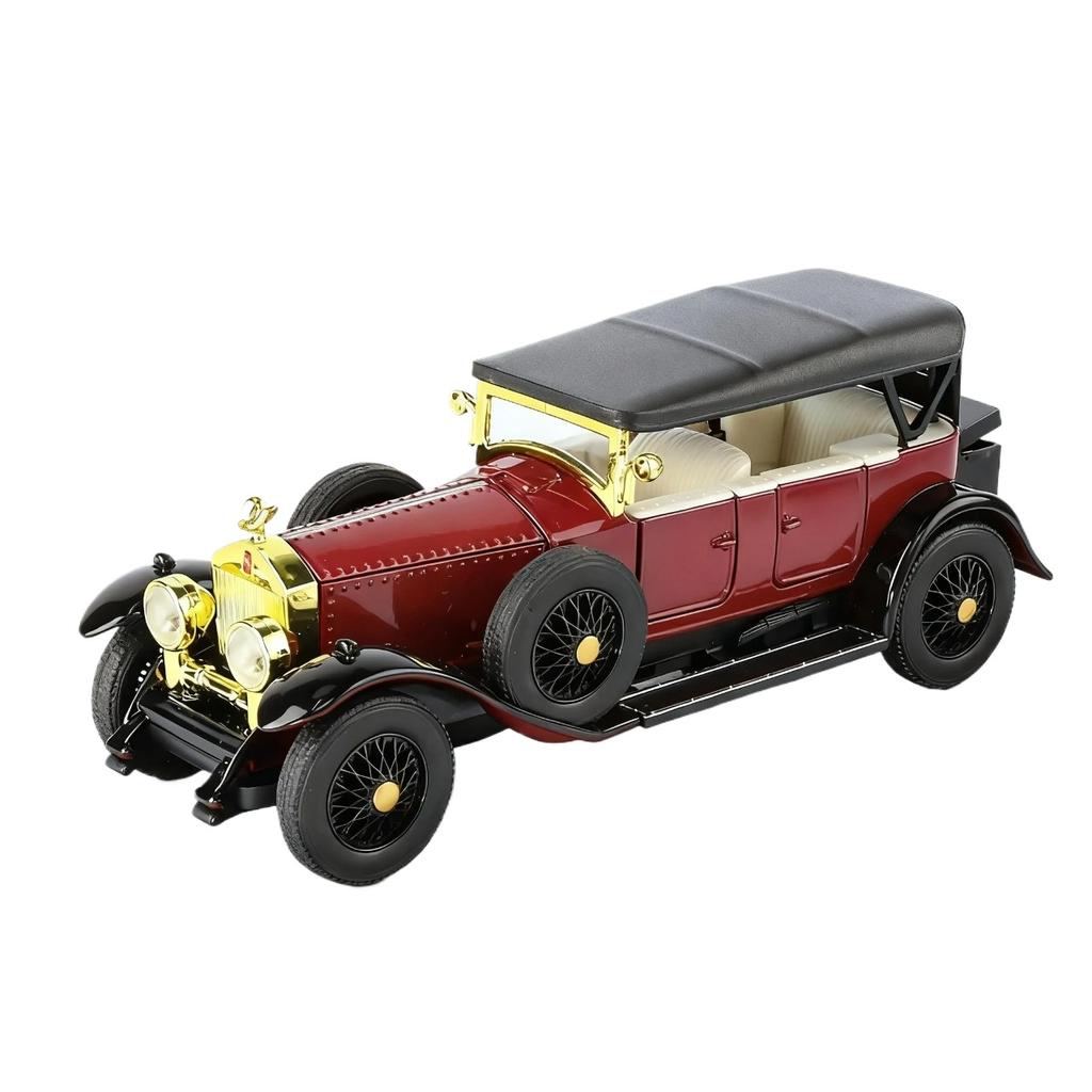 1/32 Rolls-Royce Phantom I Legierung Klassisches Altes Auto Modell Diecast Metall Retro Luxus Fahrzeuge Auto Modell Ton und Licht Kinderspielzeug Geschenk