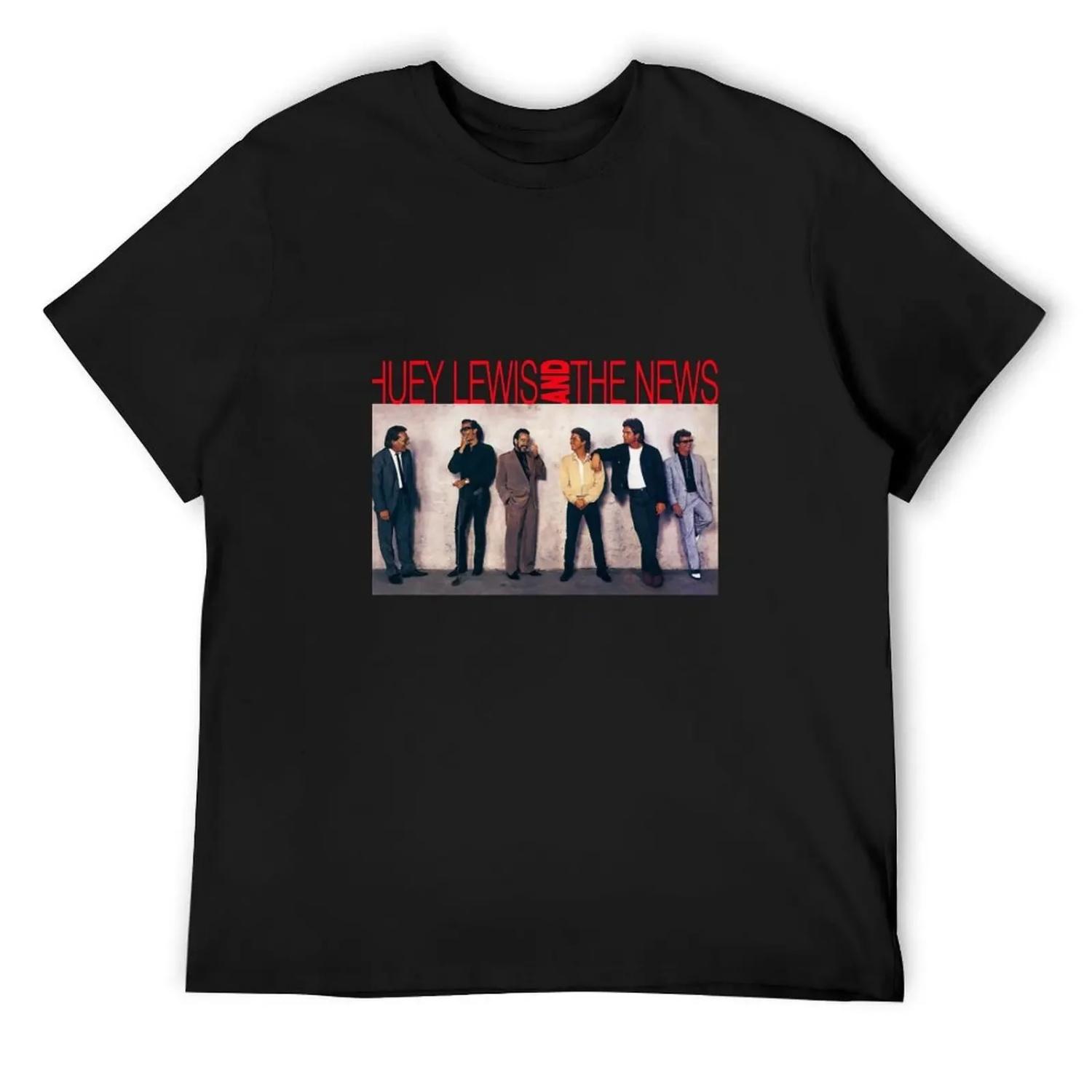 Huey Lewis and the News T-Shirt anime tshirt new edition custom t shirt plain white t shirts men S