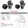 Winter Motorcycle Gloves Sheepskin Leather Waterproof Warm Riding Gloves Men Women Motorcycle Gloves Riding Moto ATV