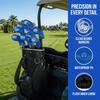 8pcs PU Material Golf Club Covers Lightweight Design Head Cover Set Protective Case  Iron Wedges