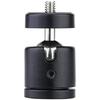 AKOAK 1/4" Swivel Mini Ball Head Screw Tripod Mount for DSLR Camera Camcorder Light Bracket, Pack of 1