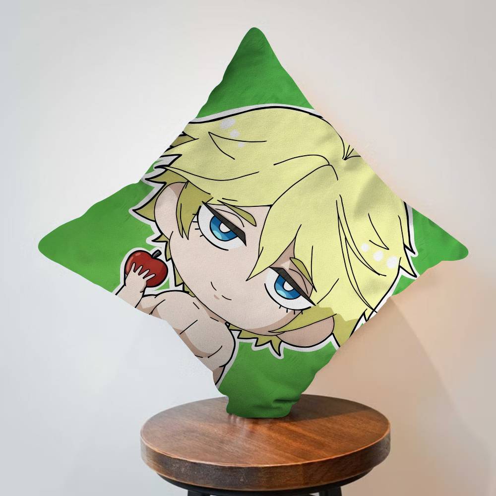 Anime Record of Ragnarok Cushion Cover Car Throw Pillow Case For Sofa Car Christmas Gift Xcm Xcm