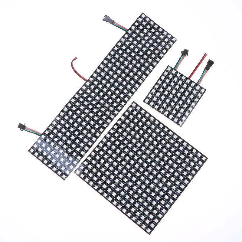 WS2812B Waterproof Smart Pixel LED Matrix Panel 5V 8x8 16x16 8x32 Digital Screen for Outdoor Event Decor