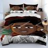 Set Biancheria da Letto Hip Hop Art Rapper Leggenda Stella Camera da Letto Morbido Copriletto Moderno Copripiumino Confortevole Coperta Trapuntata E Federa