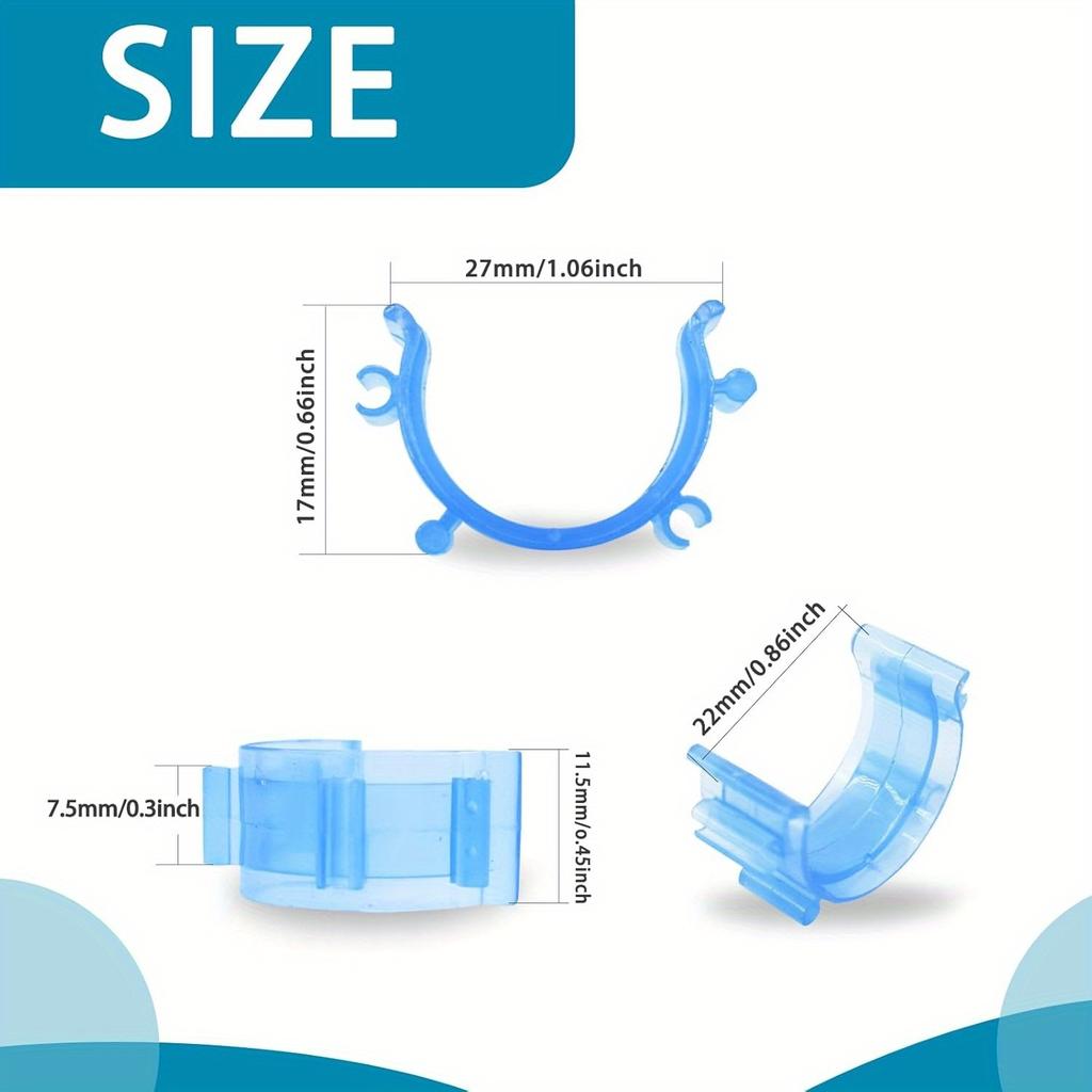 50/100Pcs Colorful Thread Spools Clips Holder Sewing Bobbin Clips for Sewing Machine Tools and Thread Spools Organization