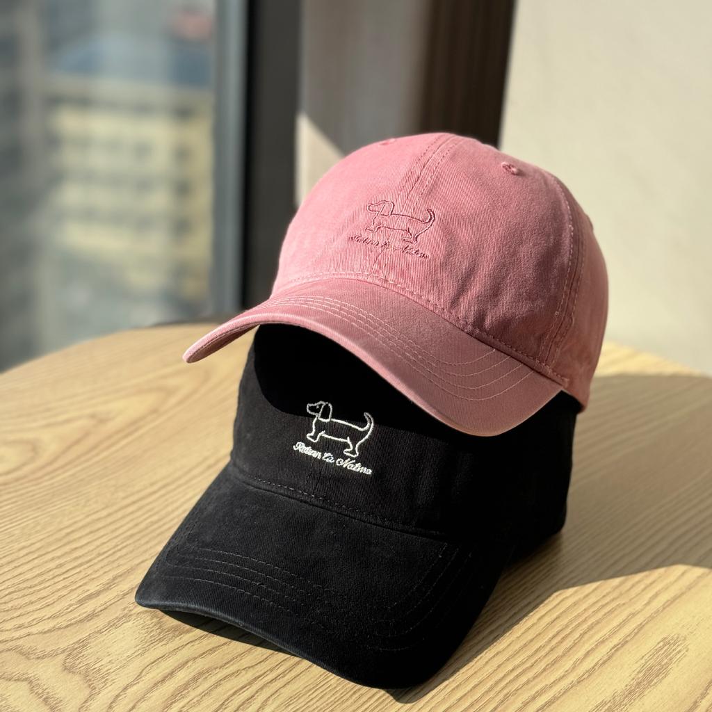 High-quality women's baseball cap2026New cute puppy hat with wide brim, makes the face look smaller, soft-top duckbill cap