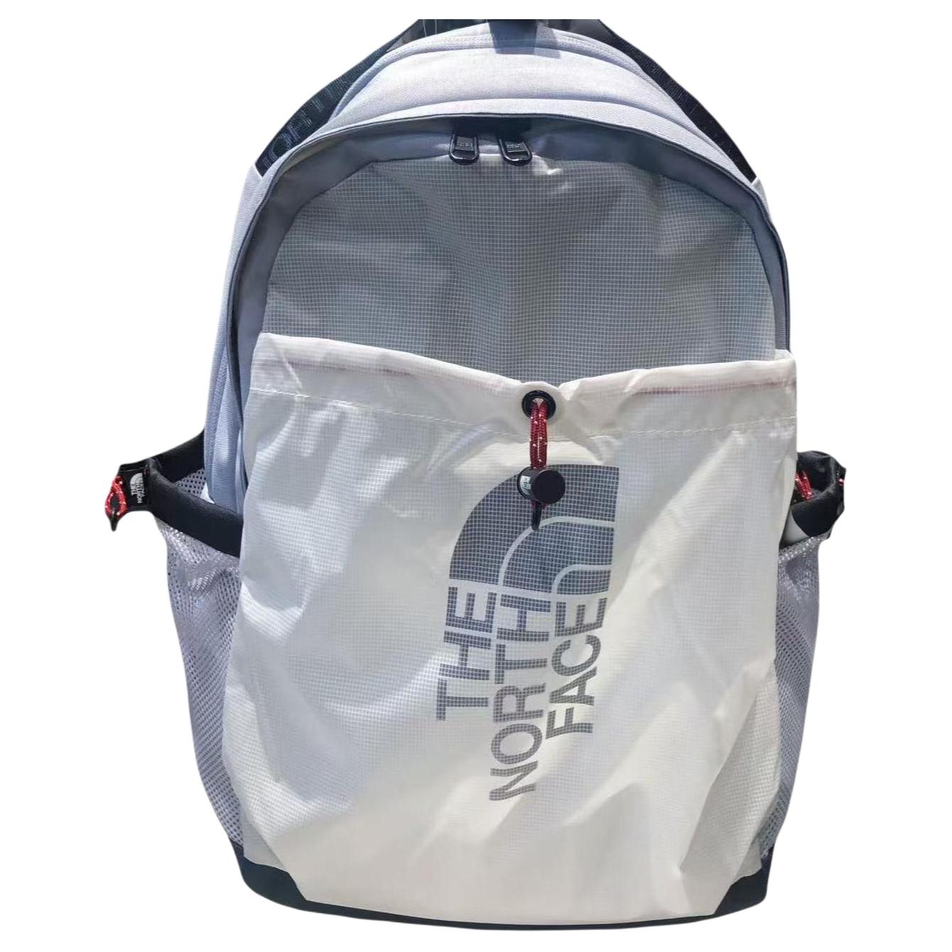 The North Face Bozer 19L Letter Logo Zipper Closure Backpack Unisex Backpack Light-Blue NF0A52TB-G20 Light Blue