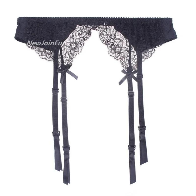 

Women S Suspenders Lace Garter Belt Adjustable Double Breasted Waist Sexy Lingerie Plus Size Transparent Underwear For Stockings One Size