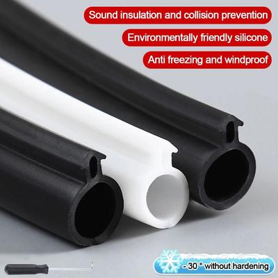 O-Shaped Sealing Strip White Black Window Soundproofing High Quality Doors Insulation Tape