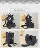 Black Cat Ragdoll Plush Bag - Cute Kitten Cartoon Gift for Children