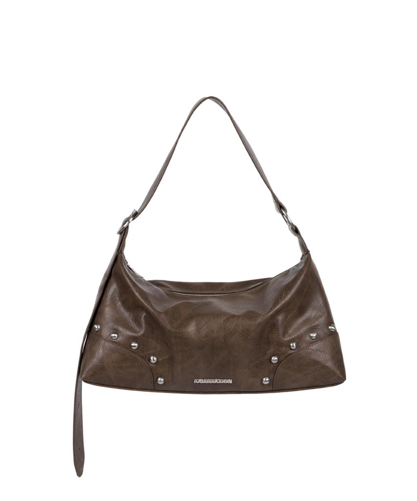 Iugamakaras Studded Hobo Bag (Brown)